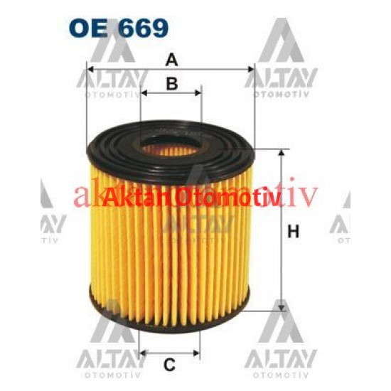 YAĞ FİLTRESİ PICKUP 03-12 SKYSTAR YD25 / XTRAIL 01-07 2.2 DCI